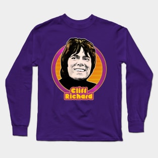 Cliff Richard /// 1970s Style Fan Design Long Sleeve T-Shirt